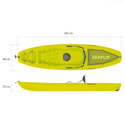 Kayak Recreativo Seaflo Sit on 1 Persona. - Imagen 2