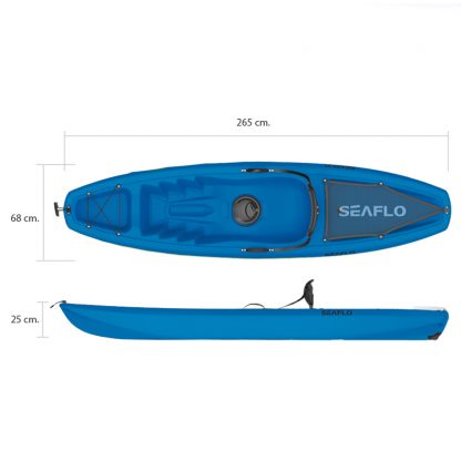 Kayak Recreativo Seaflo Sit on 1 Persona - Imagen 2