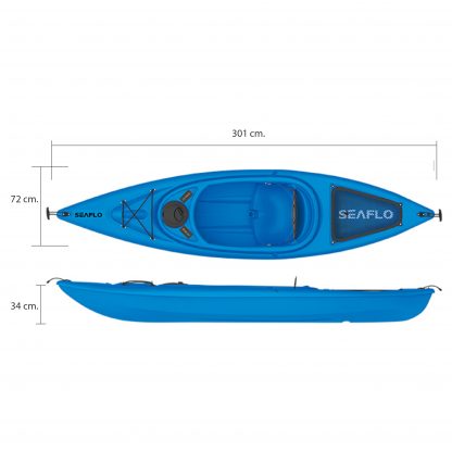 Kayak Recreativo Seaflo Aliween 1 Persona - Imagen 2