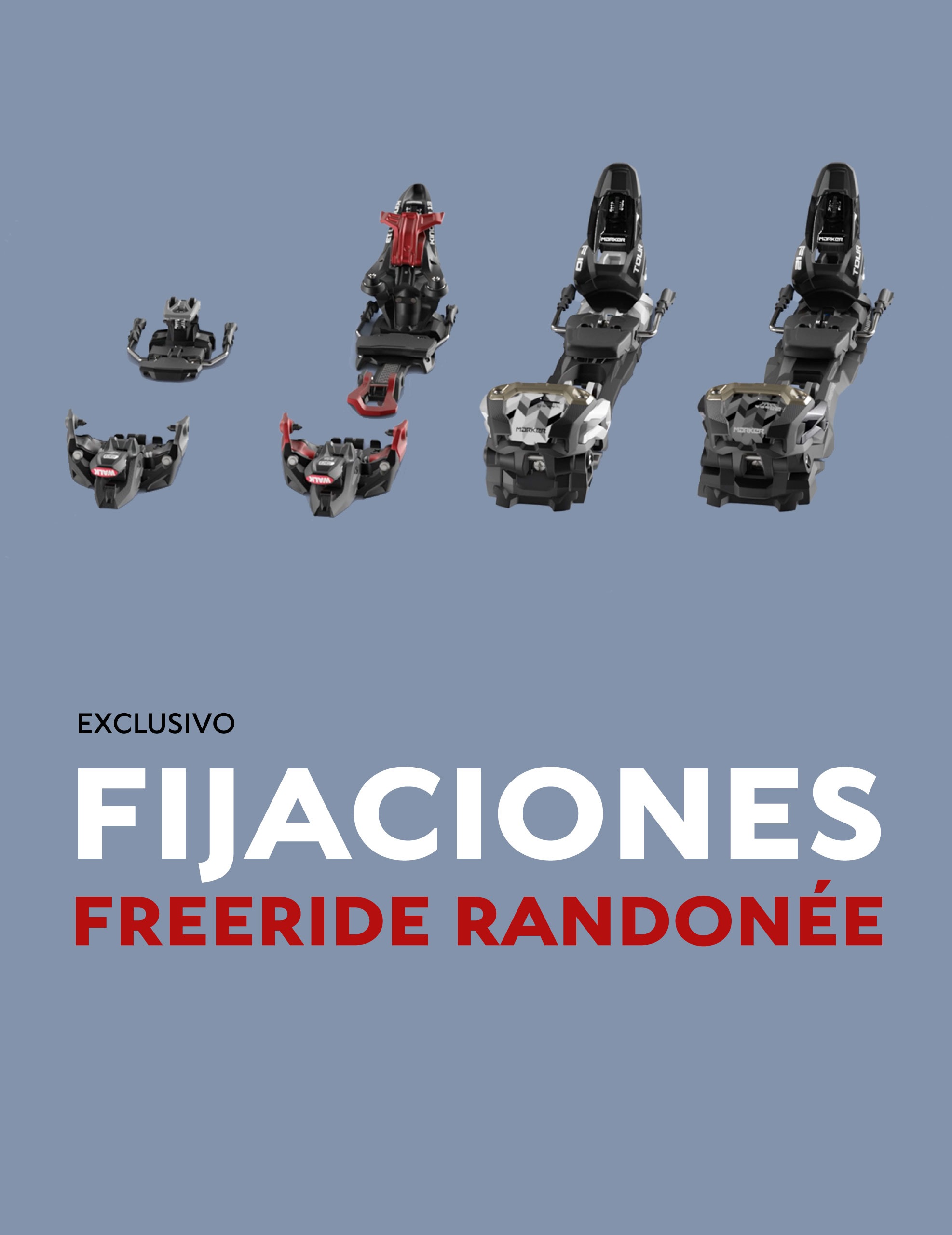 FIJACIONES FREERIDE RANDONNEE